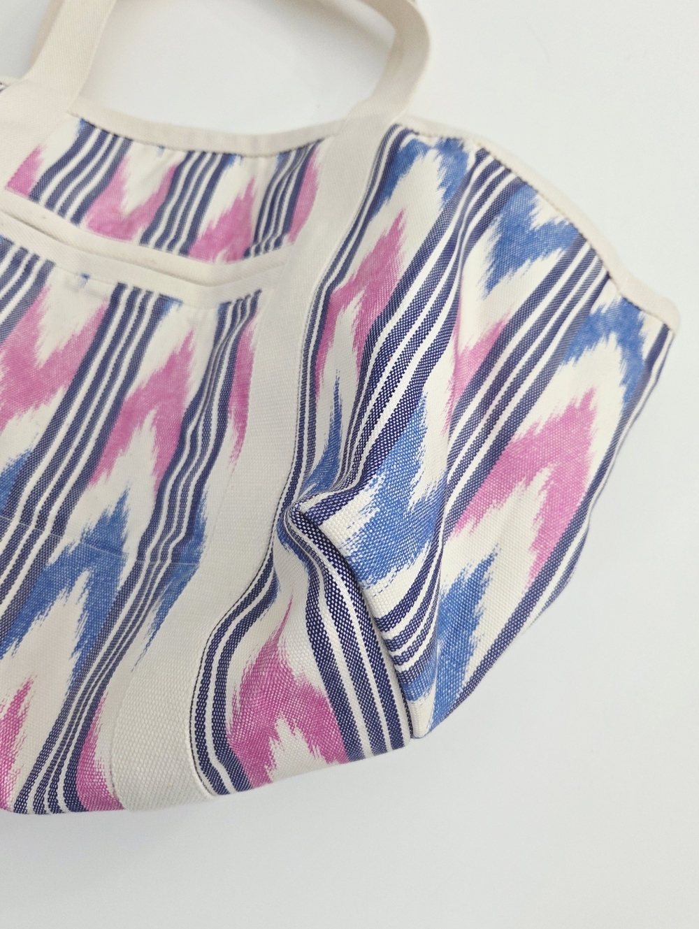 ISABEL MARANT DARWEN IKAT CANVAS TOTE BAG - Picture 4 of 10